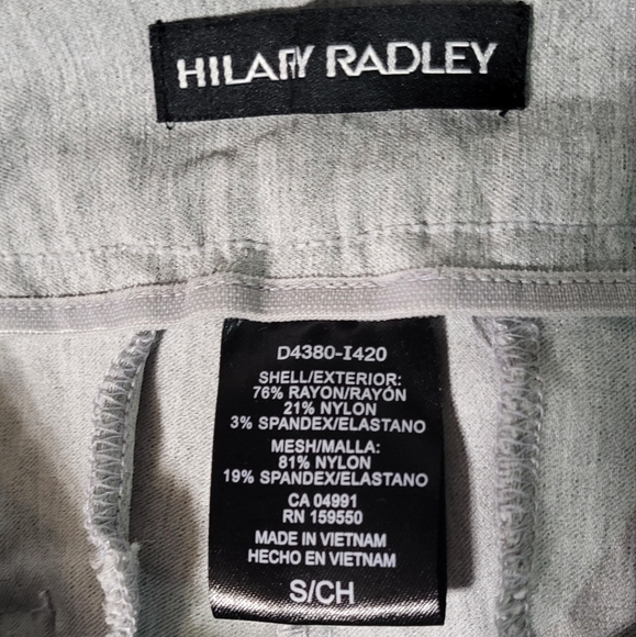 Hillary Radley Women's Light Gray Pull On Ankle Dress Pants Size Small - Picture 3 of 11